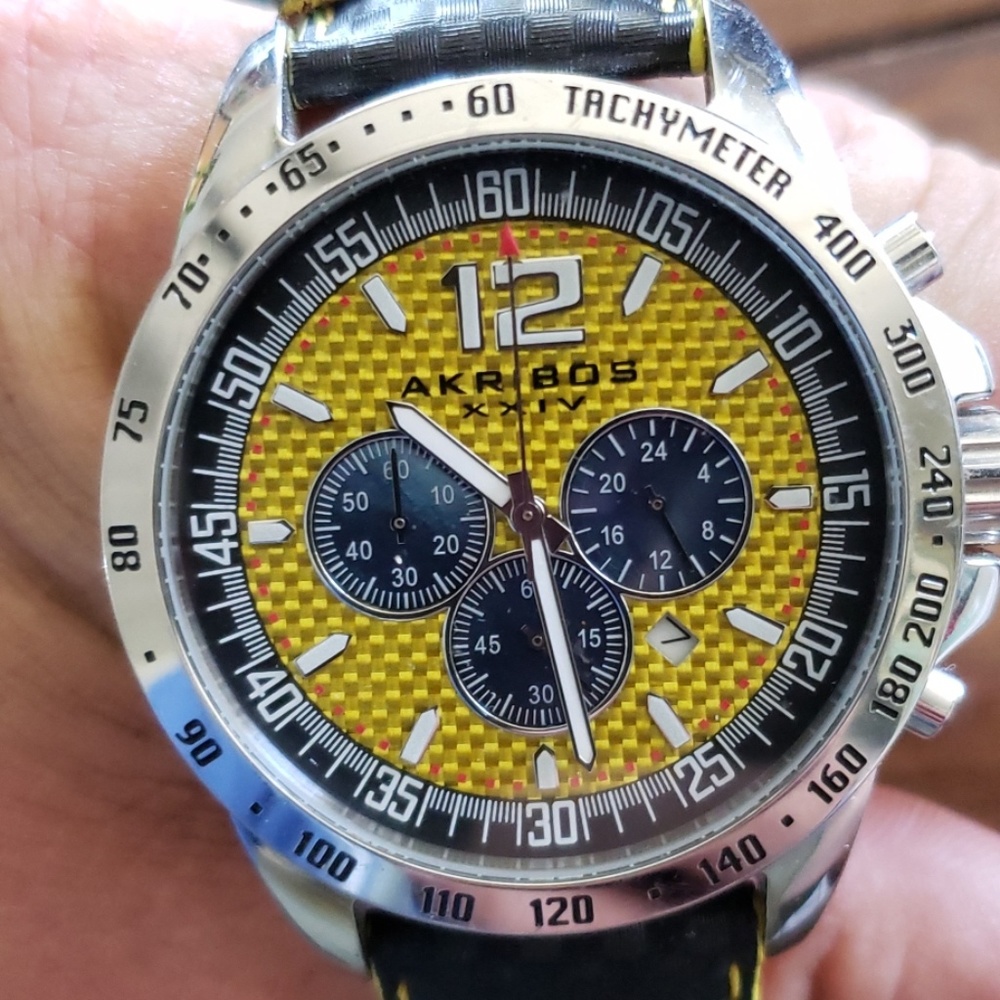 Mens Akribos chrono